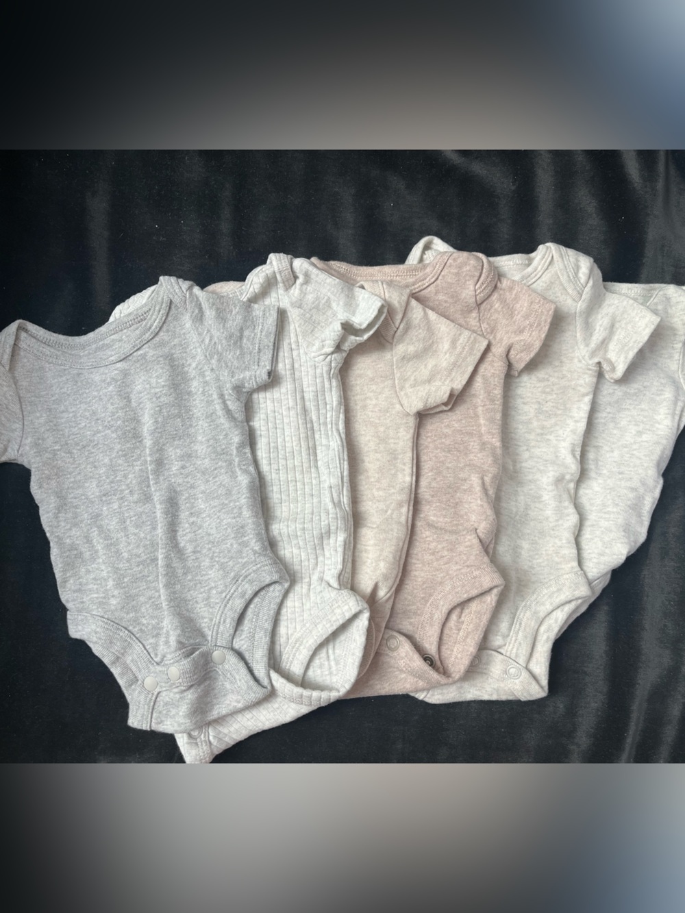 Set of 6 Newborn Onesies